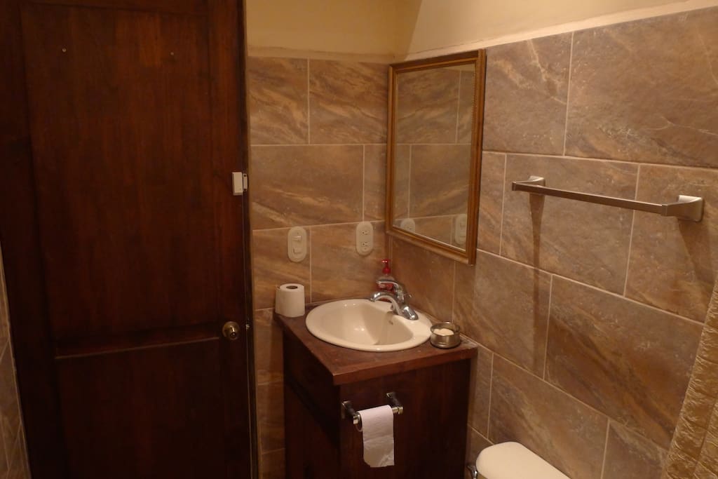 Newly remodeled private bathroom.