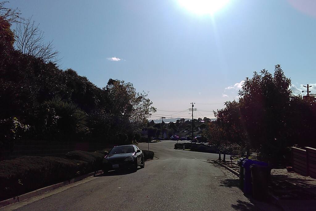 View Of SF Bay from front of home.