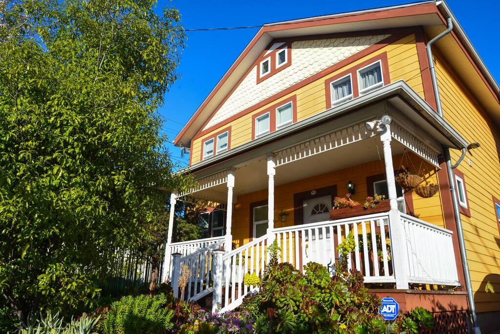 Front of the house.