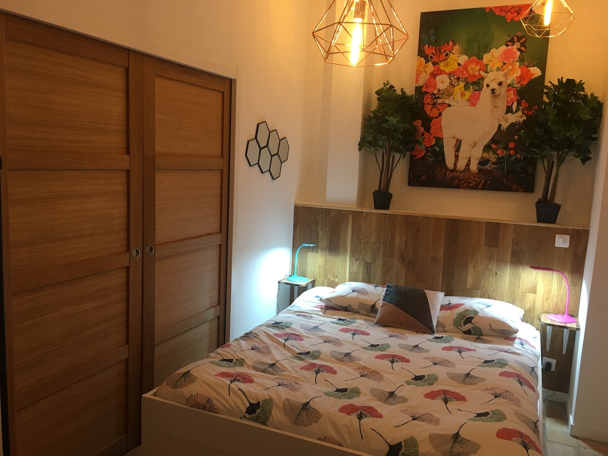 Spálňa 3 s uzavretou odnímateľnou priečkou 