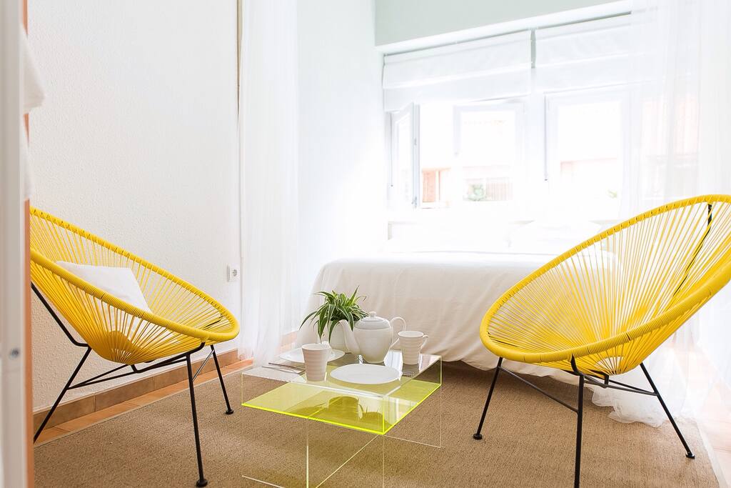 very comfortable chairs for enjoying your morning coffee