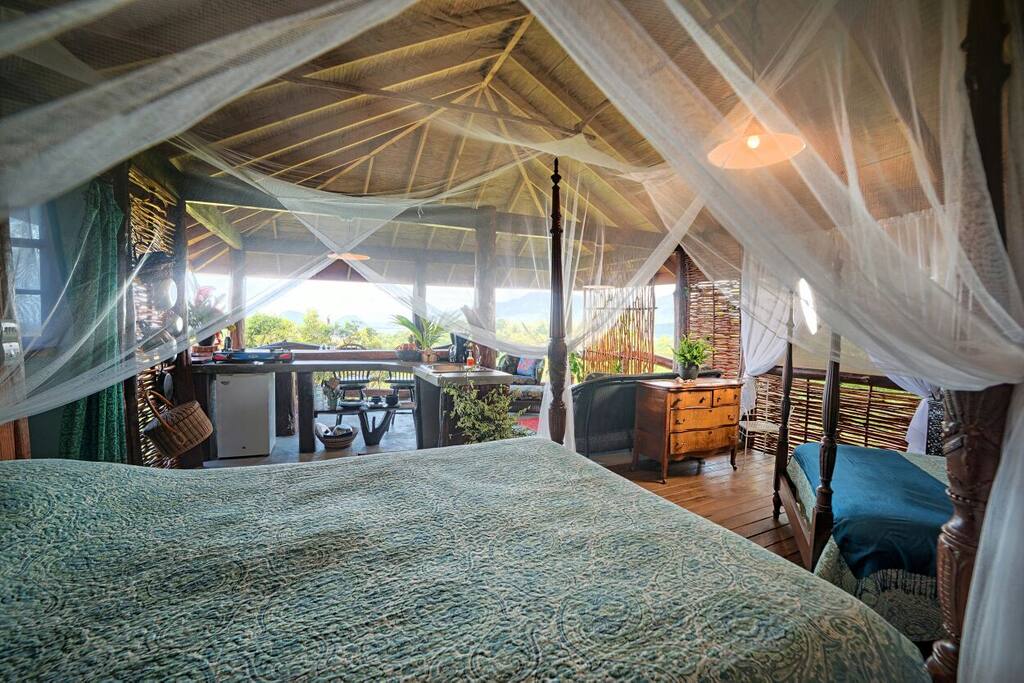 "The bed is incredibly luxurious and you will melt to sleep serenaded by the sounds of the jungle around you." Kevin