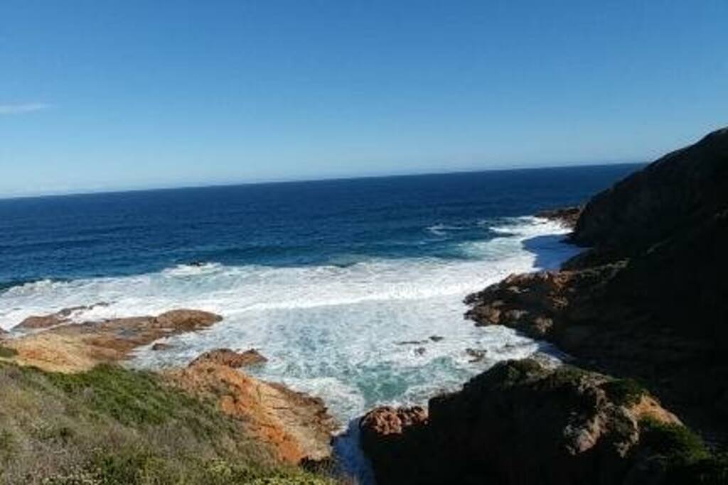 A short walk to the sea