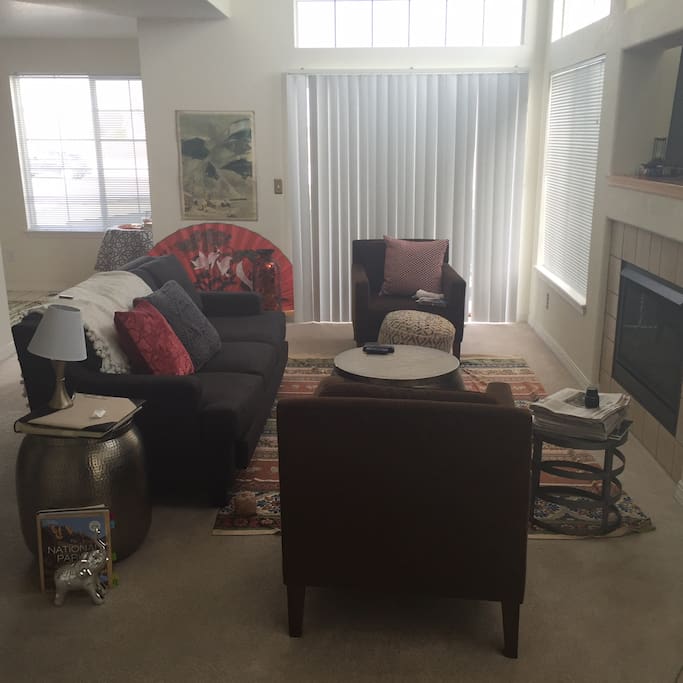 living area. feel free to use flat screen tv