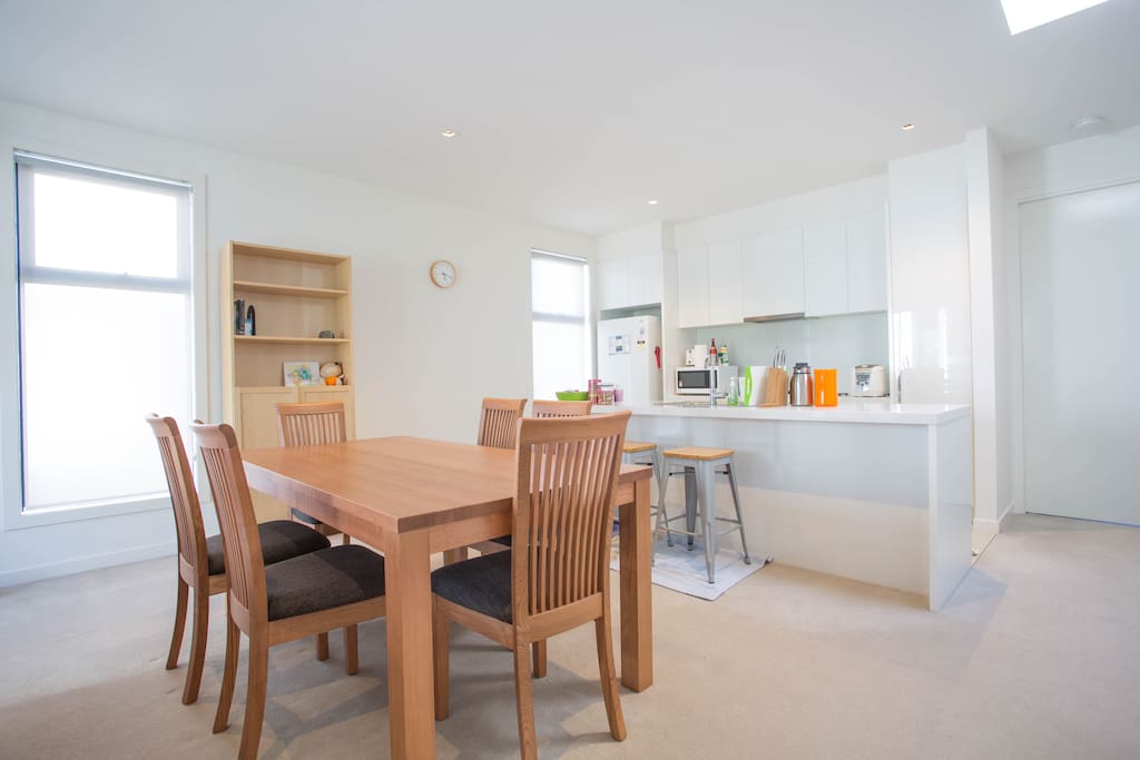 Spacious Kitchen and Dining Area