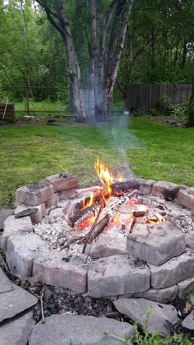 I'm always open for a good fire and sharing stories