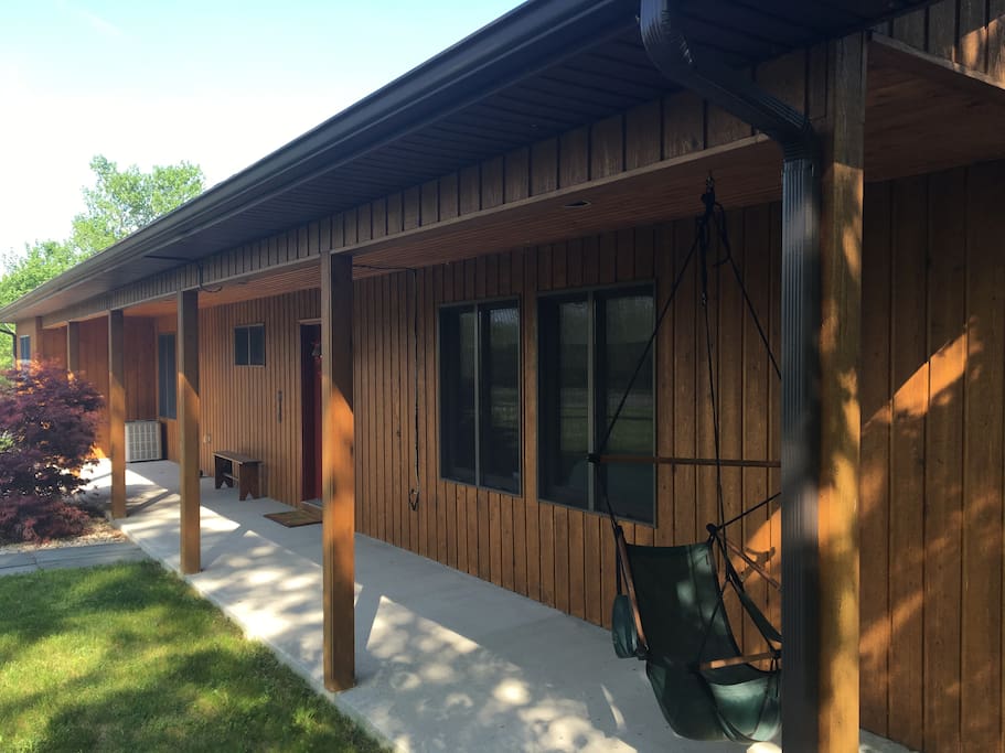 Front porch with "SkyChair"