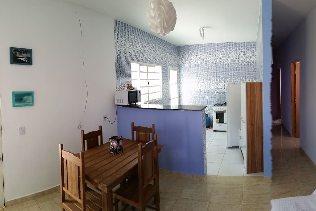 Sala e cozinha