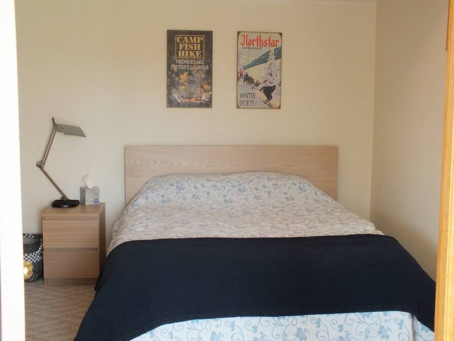 New Queen Bed in private bedroom