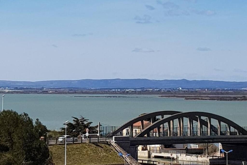 Vue latérale sur l'étang