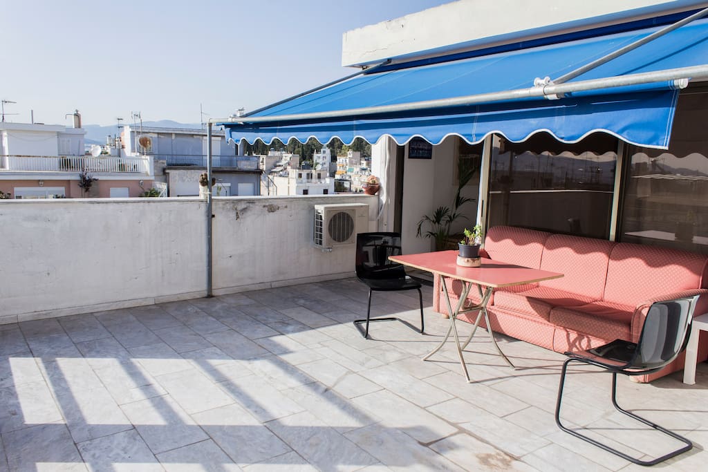 Terrace with couch!