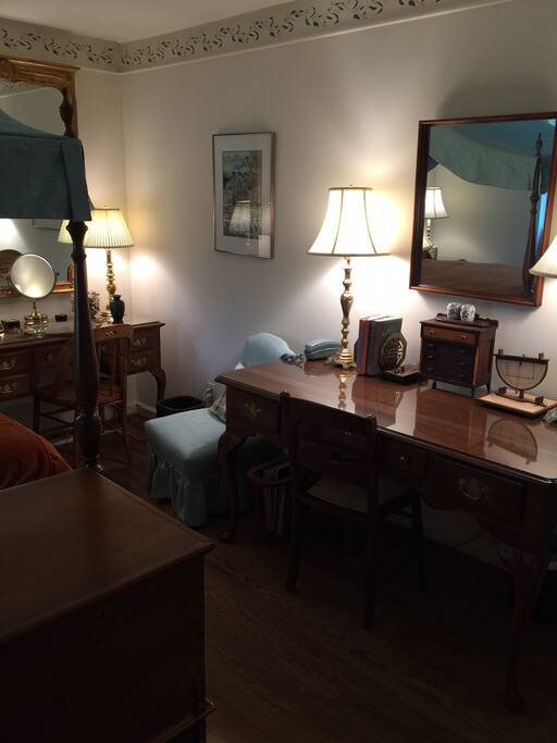 dressing table and desk
