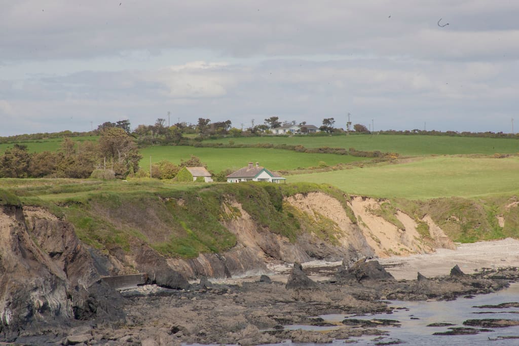 View of the house from the harbour