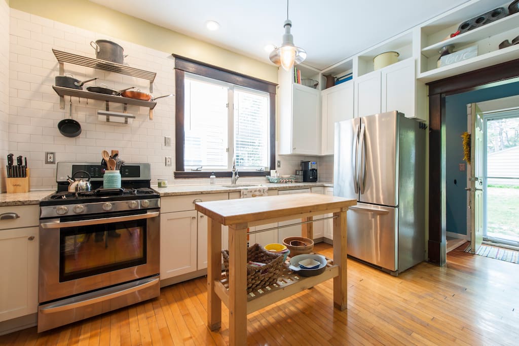 Remodeled kitchen provides extra counter space