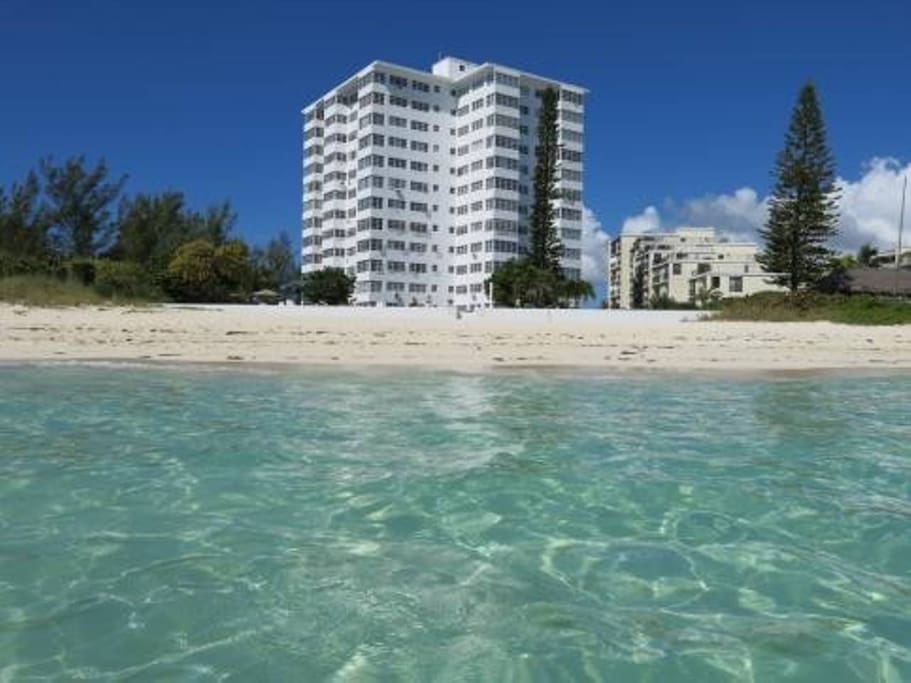 View from beach