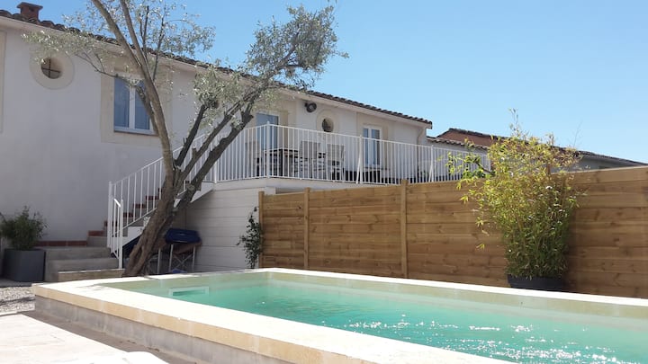 8pers rental. heated swimming pool near Cap d 'Agde