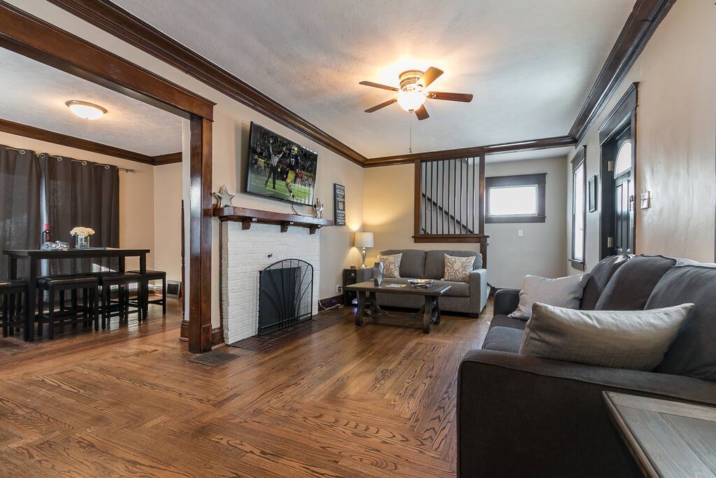 Beautiful charming details abound in restored colonial