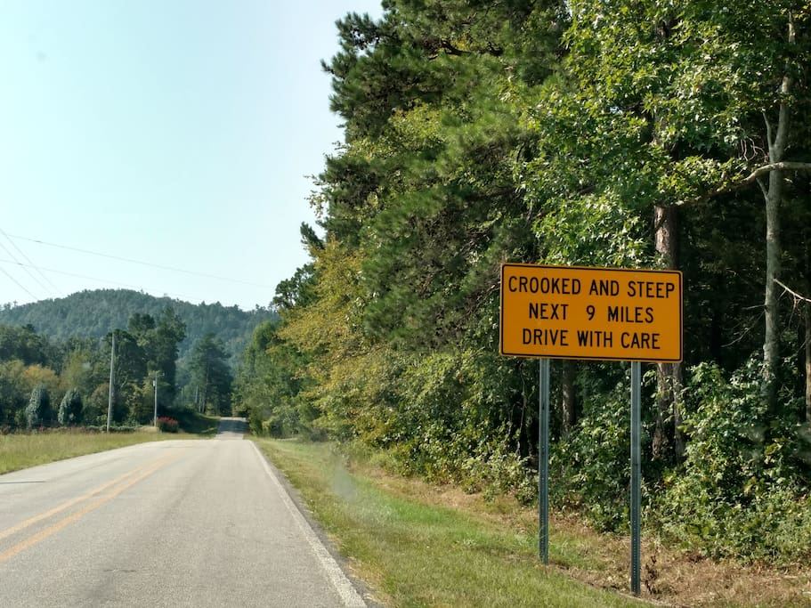 Crooked and steep, all the way to a remote retreat in the Ouachita National Forest.