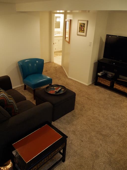 Comfortable TV area