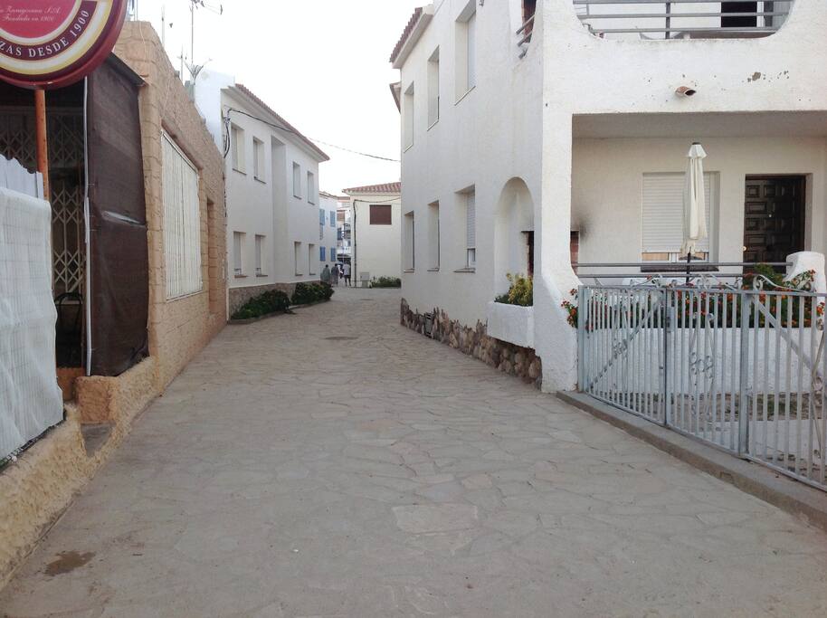 Entrada desde la playa
