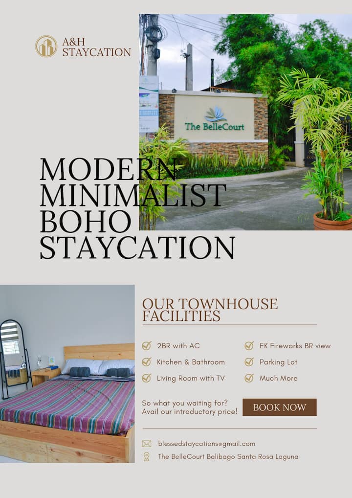 A&H Staycation Santa Rosa Laguna Townhouses for Rent in Santa Rosa