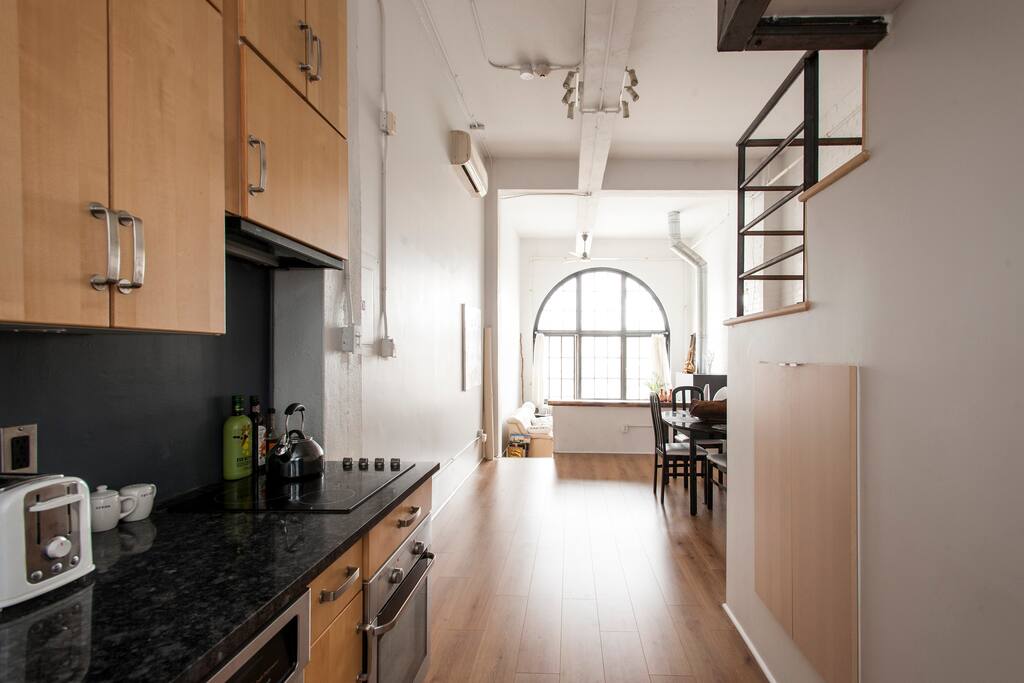 Kitchen and common area