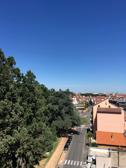 Vue dégagée dans Residence calme