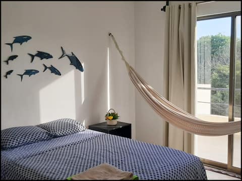 Habitación cómoda para vacacionar