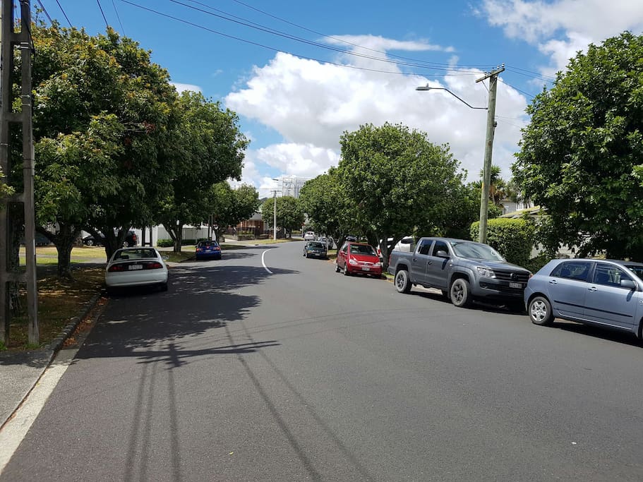 Eden Park stadium at the end of the street (1 minute walk)