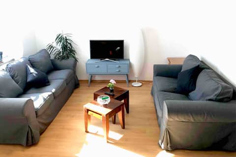 Vacation on the farm with garden to relax