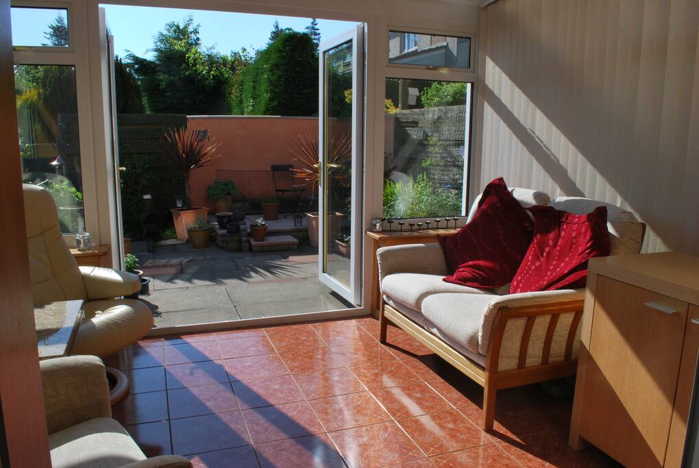Spacious sun room