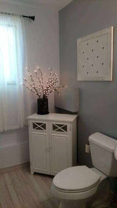 Completely remodeled private bathroom