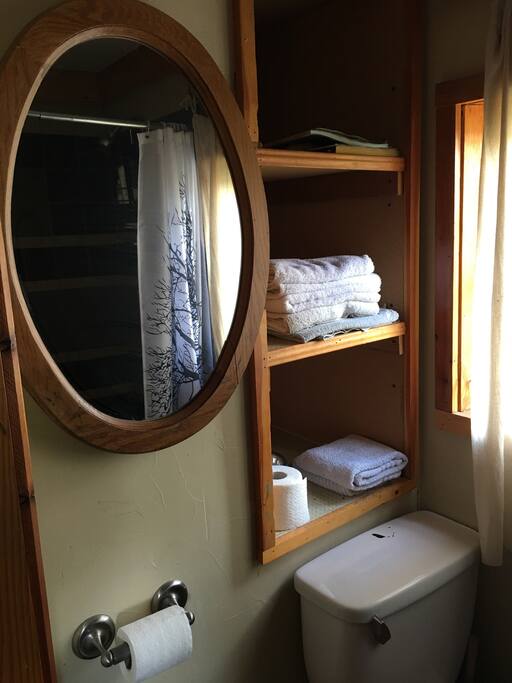 Towels for showers.