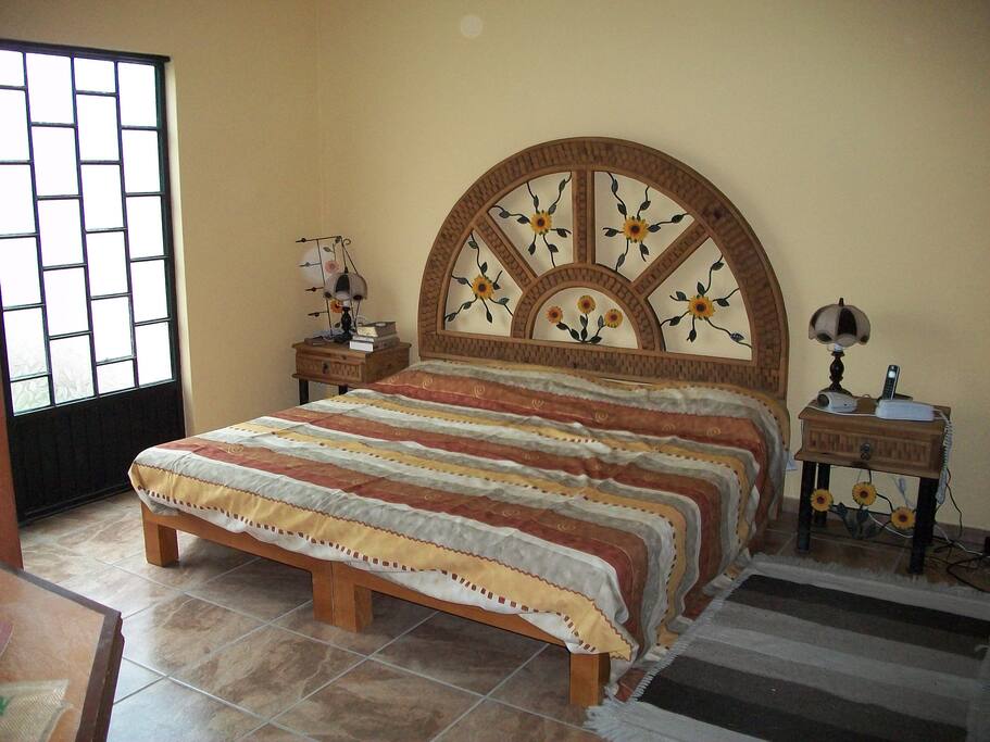 Master Bedroom with patio door to back yard