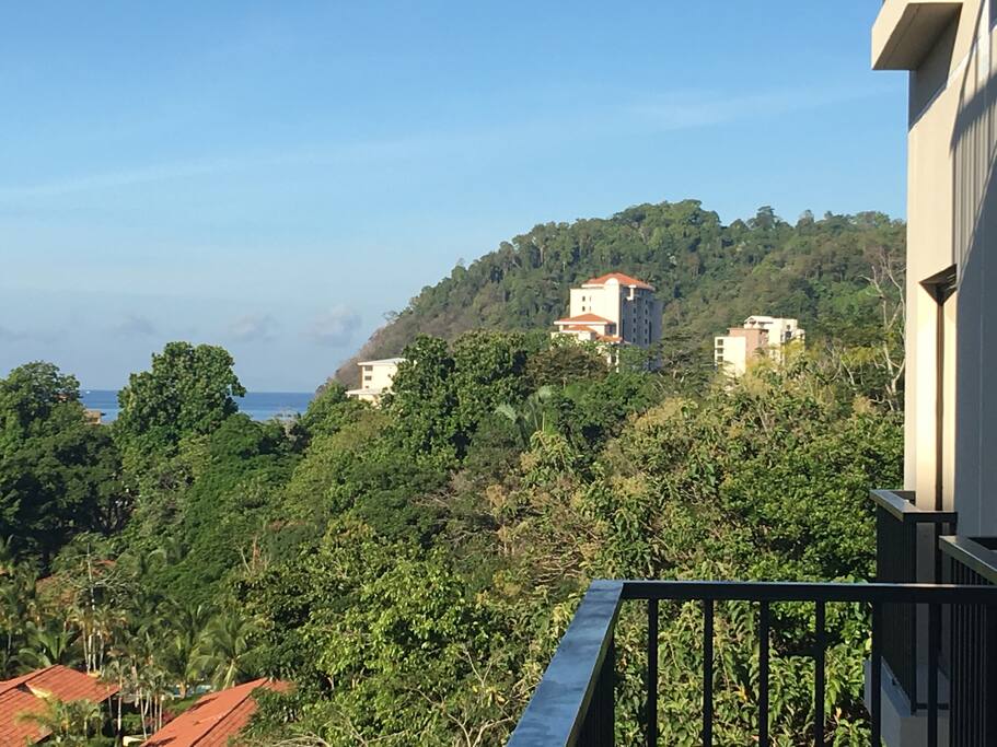 Right ocean view from the balcony