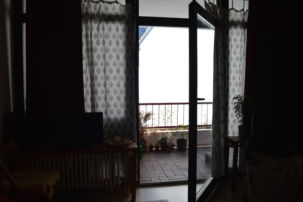 Large balcony