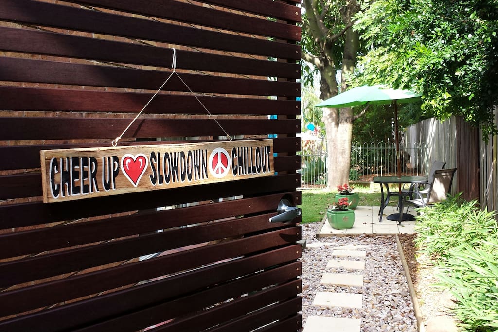 Guests own private and secure entrance.