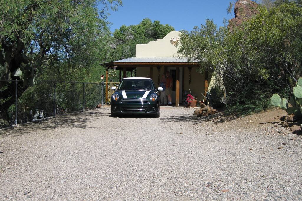 The MexiCasa entrance and driveway