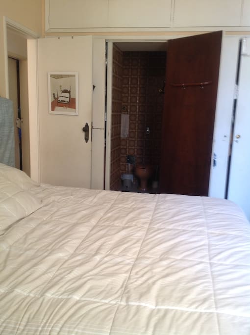 King size bed
Private Bathroom