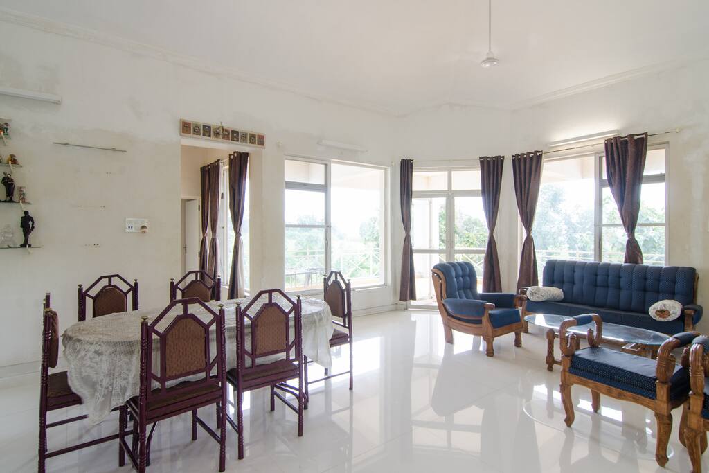 The hall and the dining table