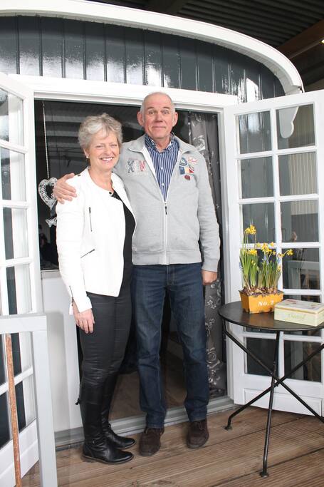 Proud owners Godfried and Marllies
