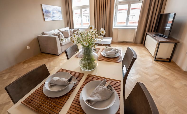 120m2 three bedrooms apartment with 2 bathrooms