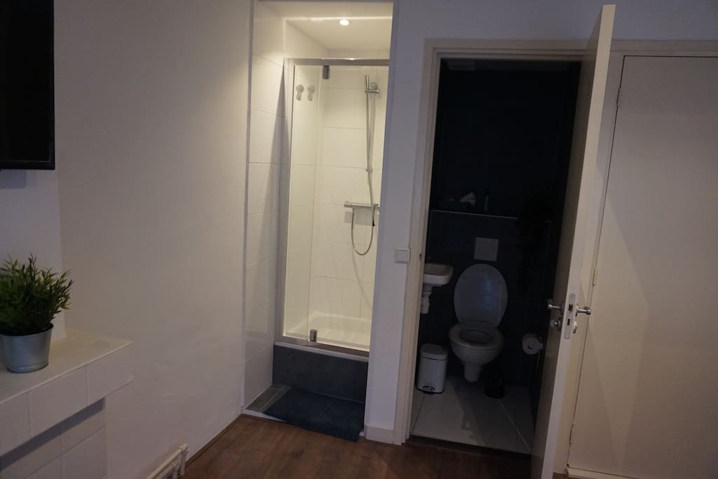 Private en-suite shower and wc