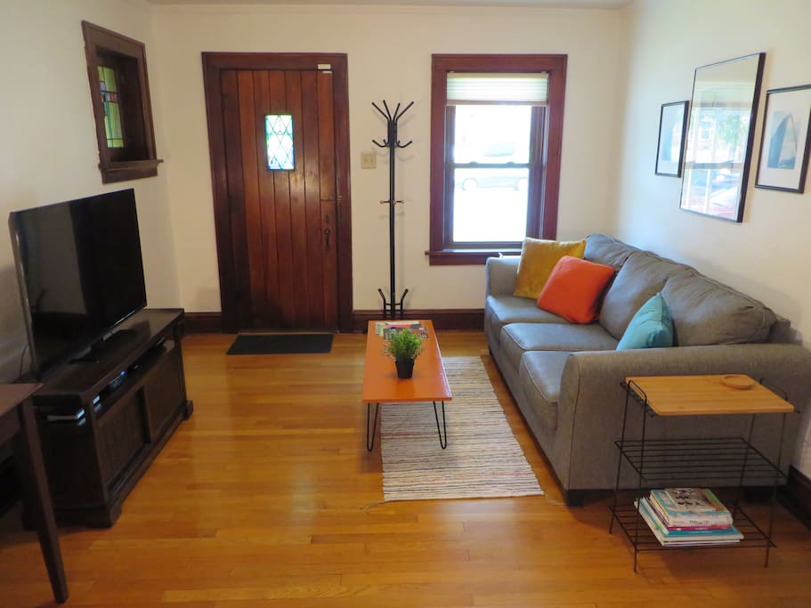 Living room with Smart TV