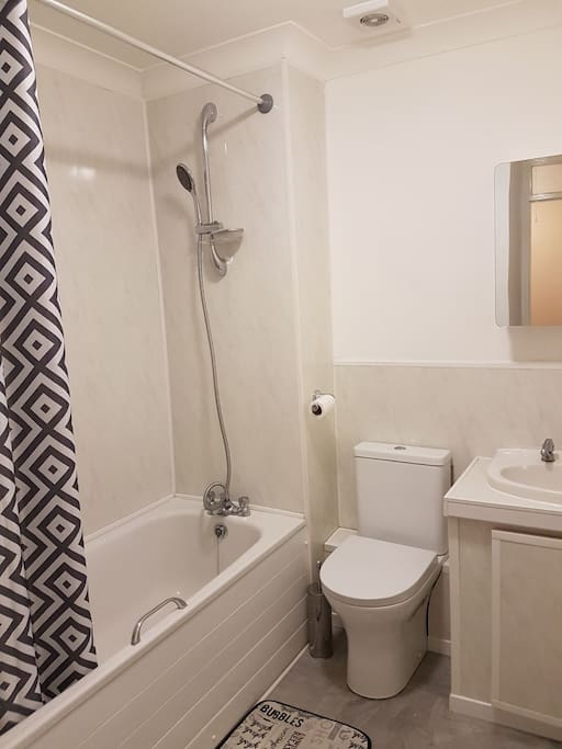 Newly refurbished bathroom