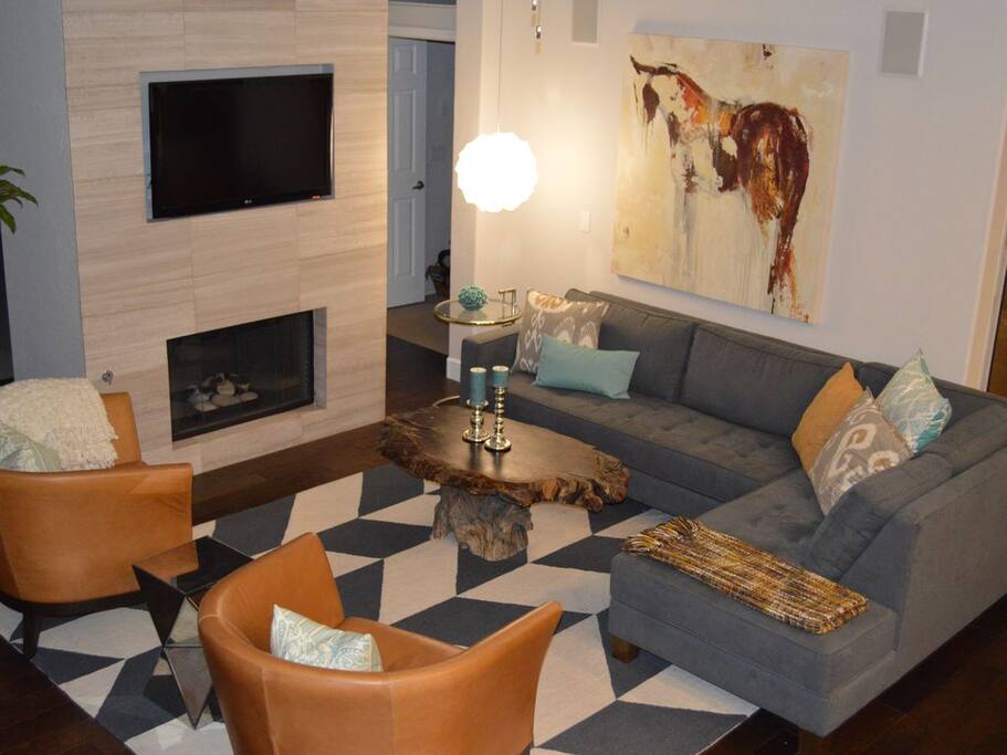 Modern classic living room