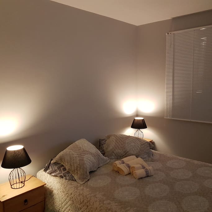 Vista da Suíte com cama Box King