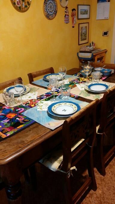 Dinners at lovely casa paola