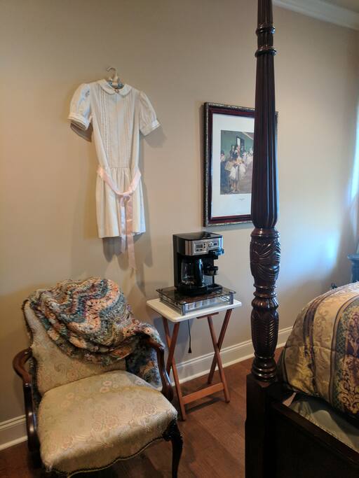 Coffeemaker in the room