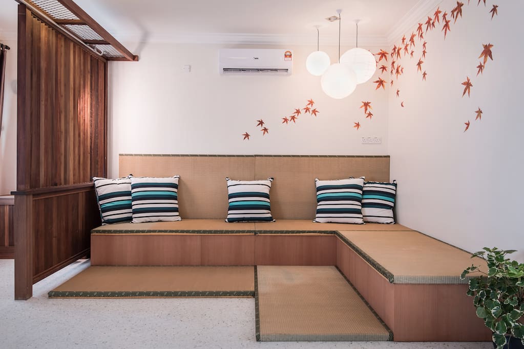 Living Hall with Japanese Tatami.